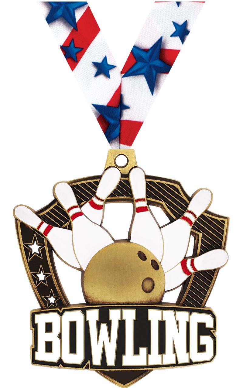 2.25" SHIELDZ BOWLING GLD