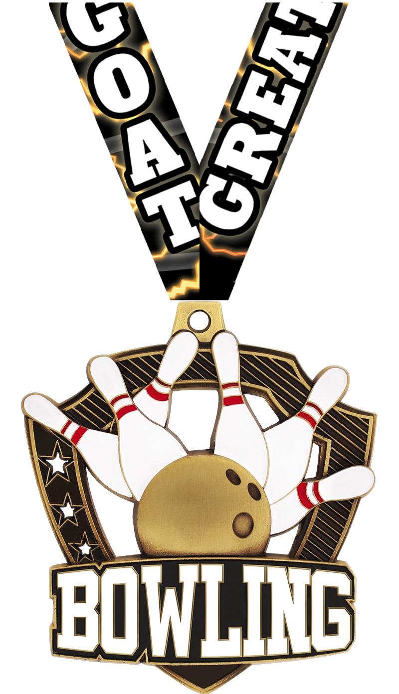 2.25" SHIELDZ BOWLING GLD