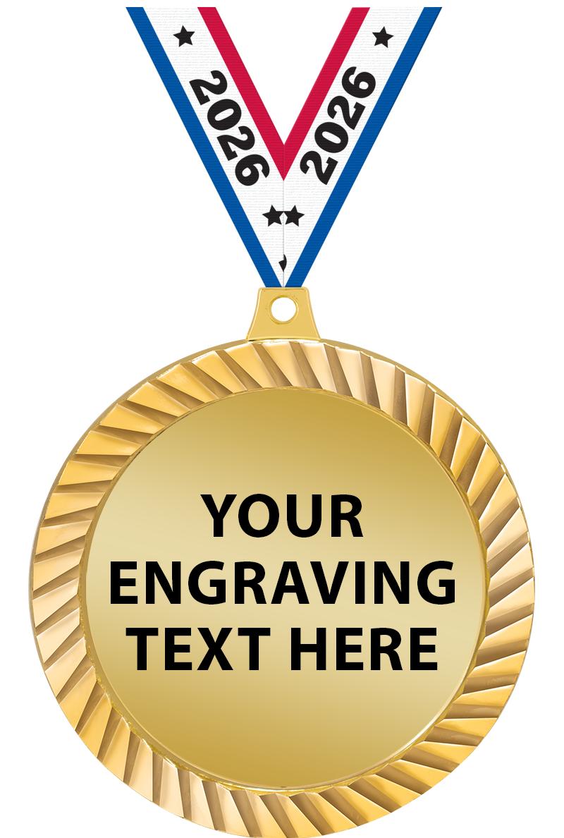 2.5" DIAMND CUT ETCH PLT MDL G