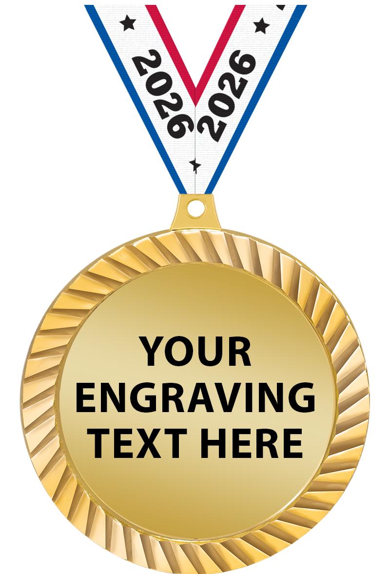 2.5" DIAMND CUT ETCH PLT MDL G