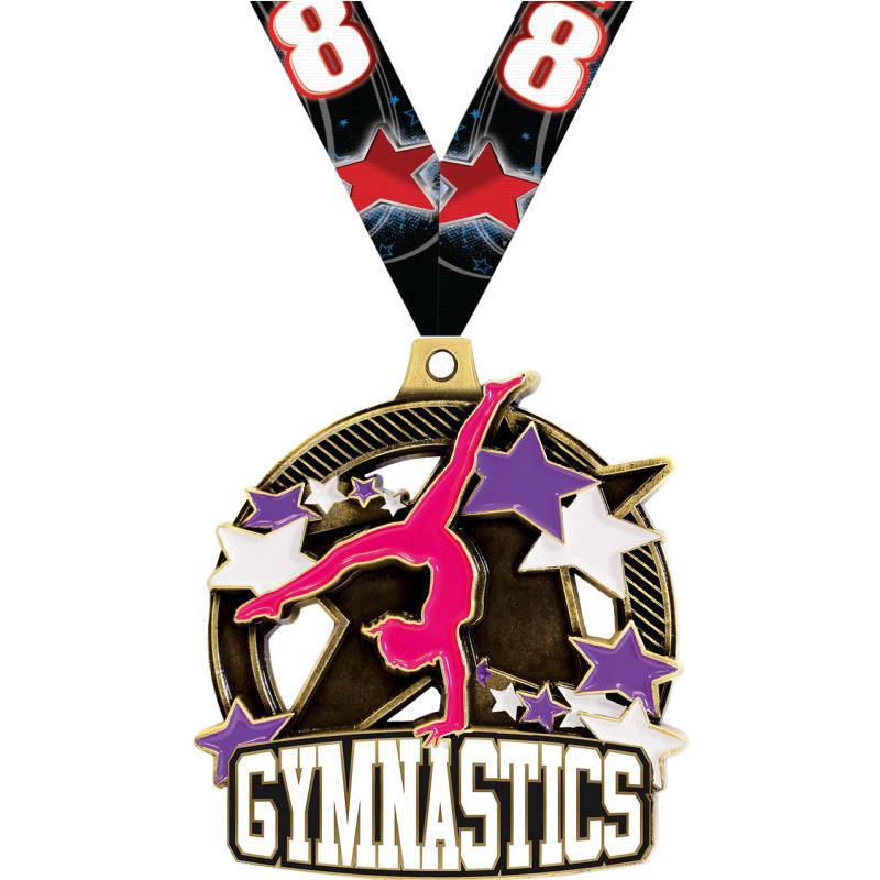Gymnastics Trophies - Gymnastics Medals - Gymnastics Plaques and Awards