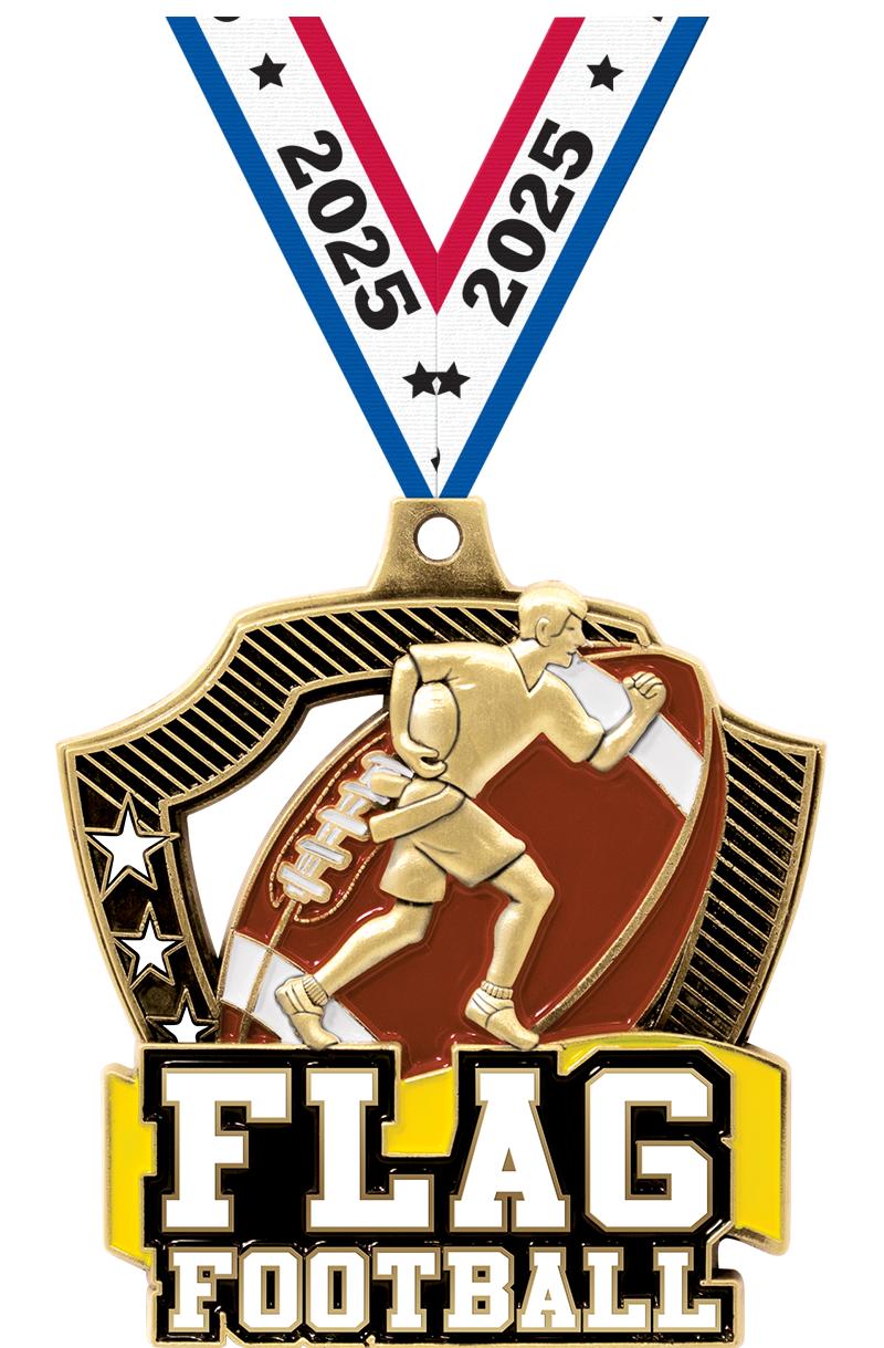 FLAG FOOTBALL SHIELDZ MDL GLD
