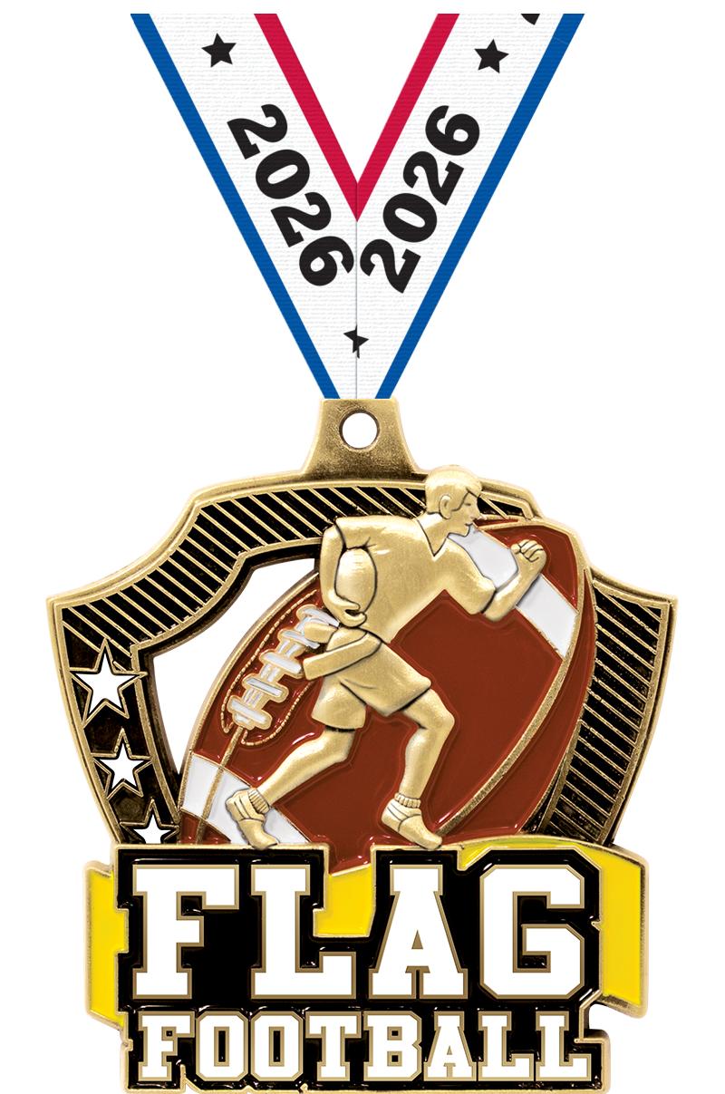 FLAG FOOTBALL SHIELDZ MDL GLD