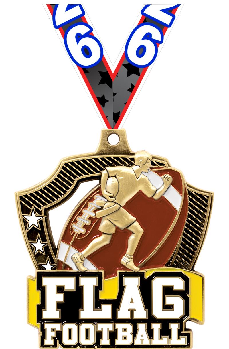 FLAG FOOTBALL SHIELDZ MDL GLD