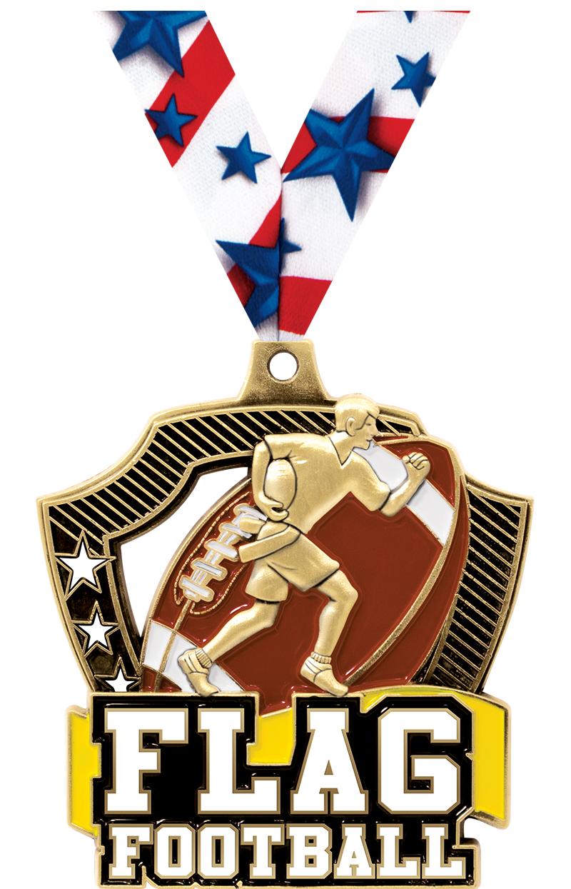 FLAG FOOTBALL SHIELDZ MDL GLD