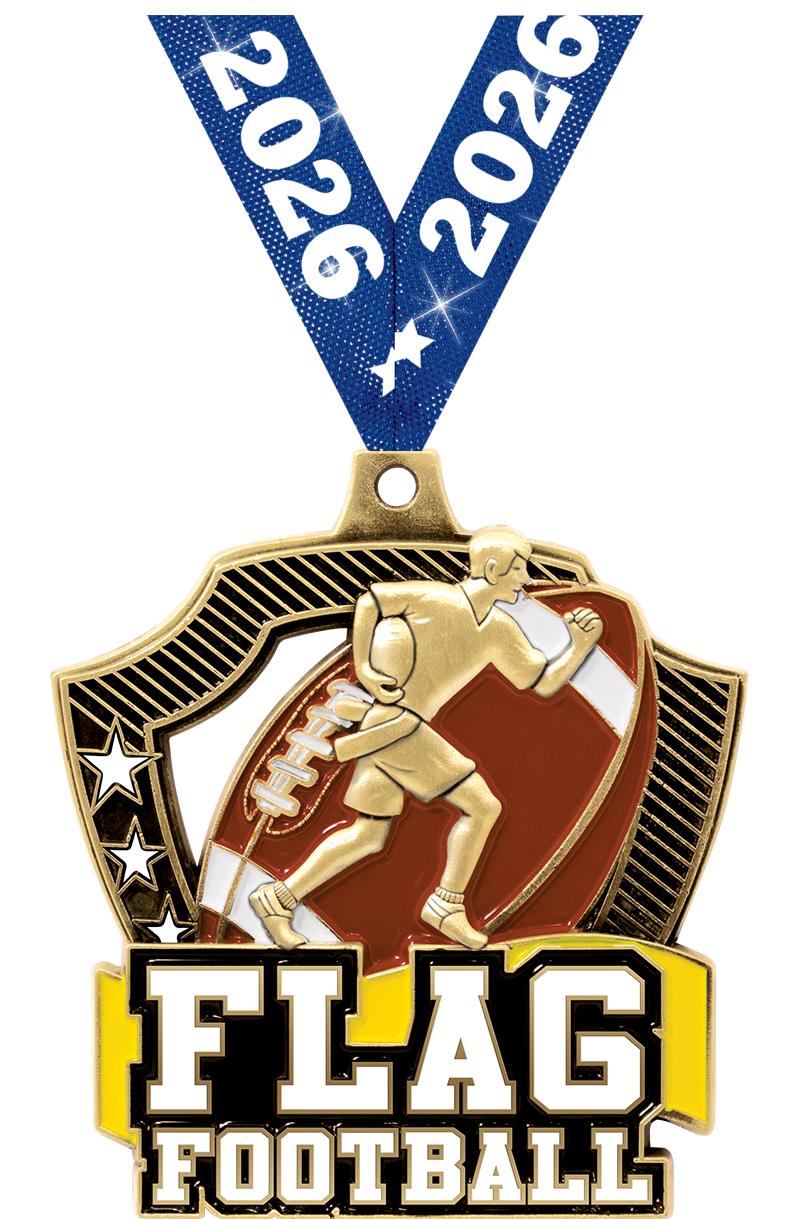 FLAG FOOTBALL SHIELDZ MDL GLD