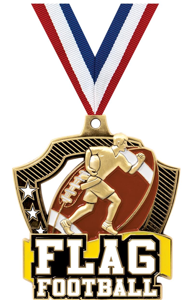 FLAG FOOTBALL SHIELDZ MDL GLD