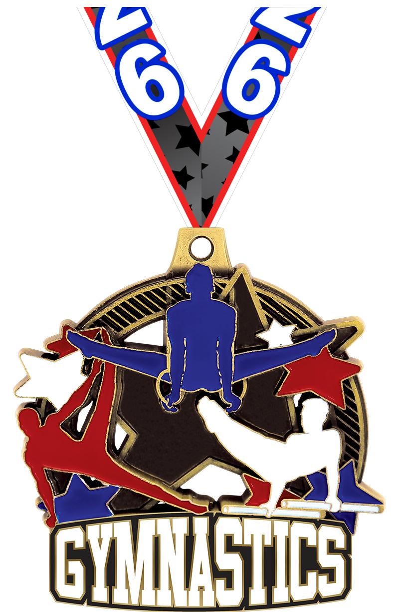 2.25" SHIELDZ MALE GYM GLD