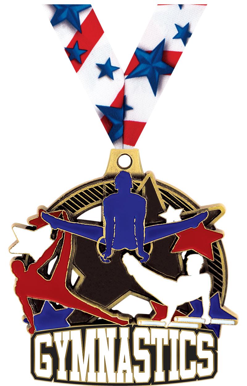 2.25" SHIELDZ MALE GYM GLD