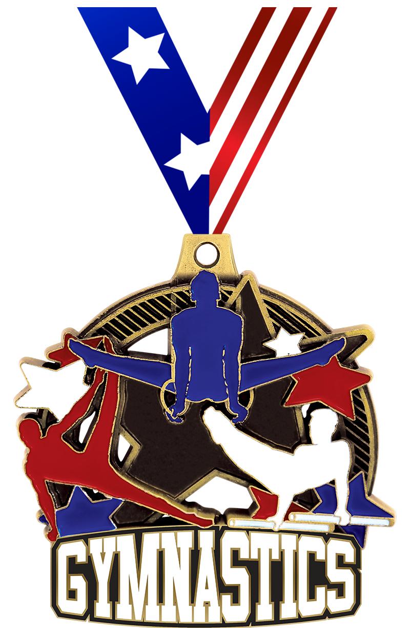 2.25" SHIELDZ MALE GYM GLD