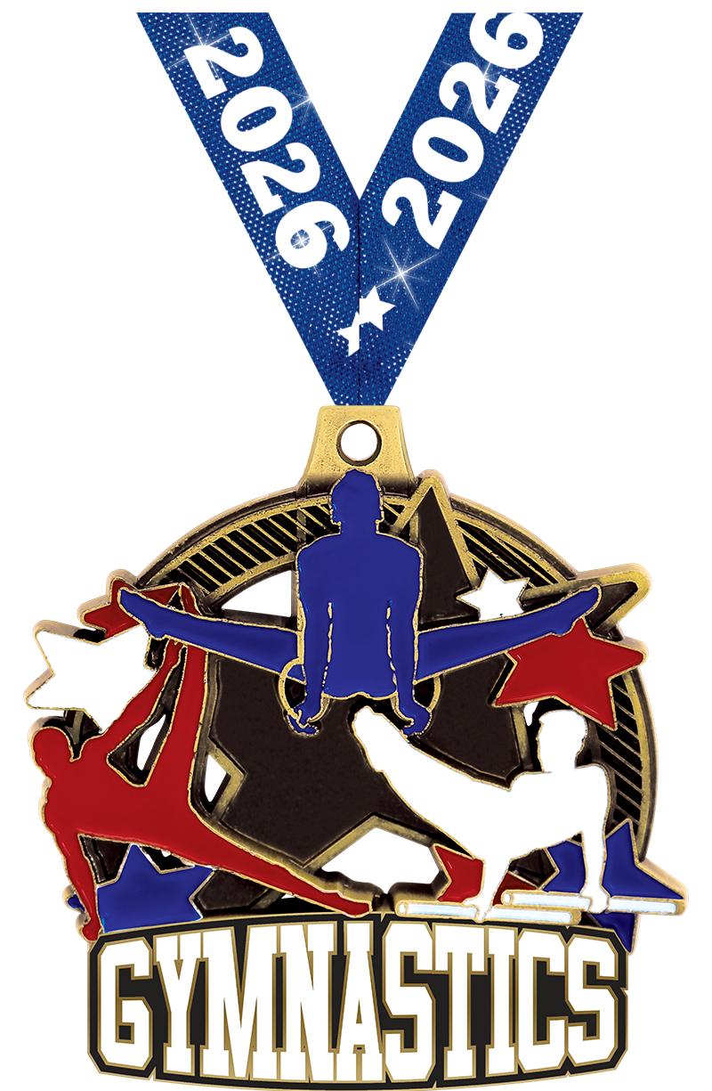 2.25" SHIELDZ MALE GYM GLD