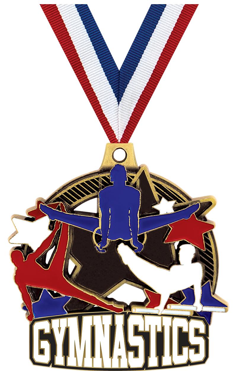 2.25" SHIELDZ MALE GYM GLD