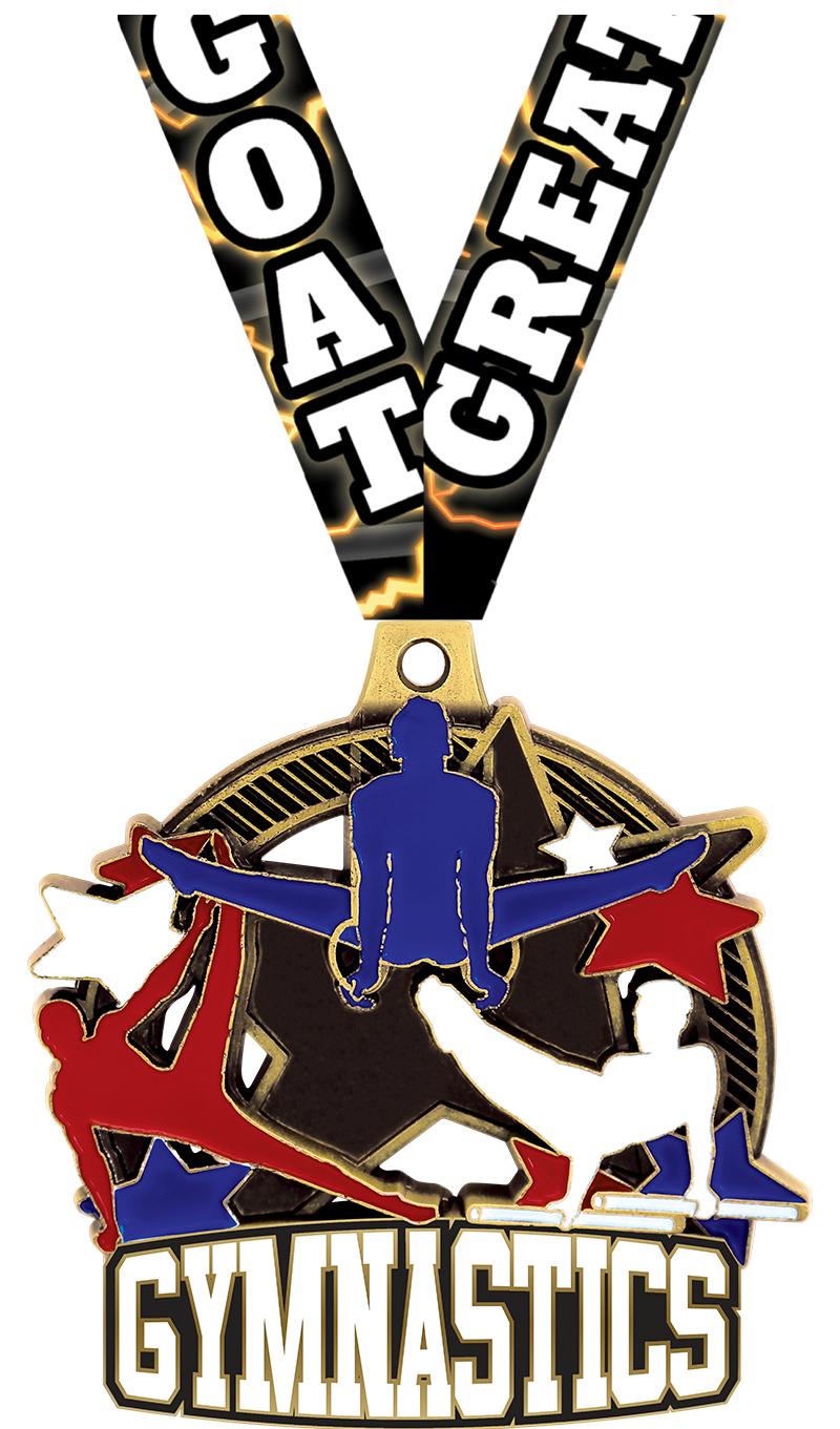 2.25" SHIELDZ MALE GYM GLD