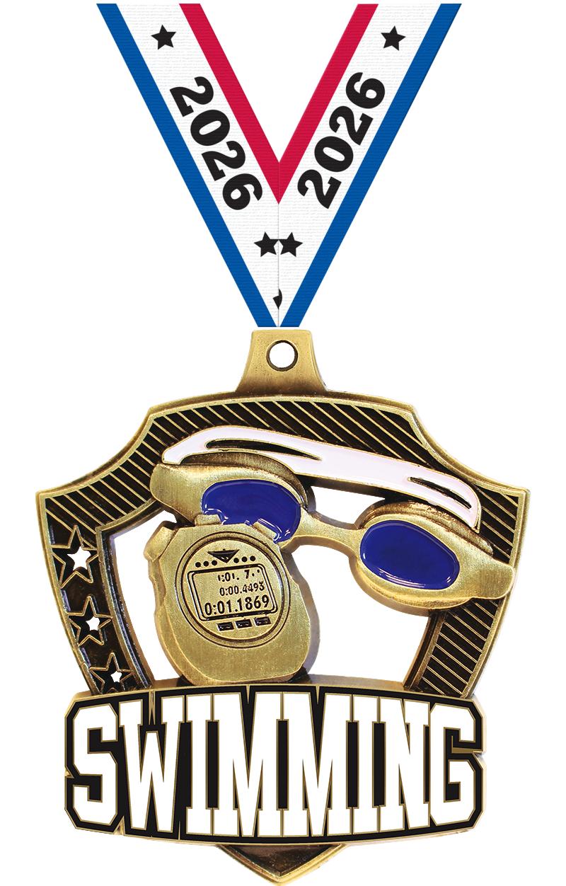 2.25" SHIELDZ SWIM GLD