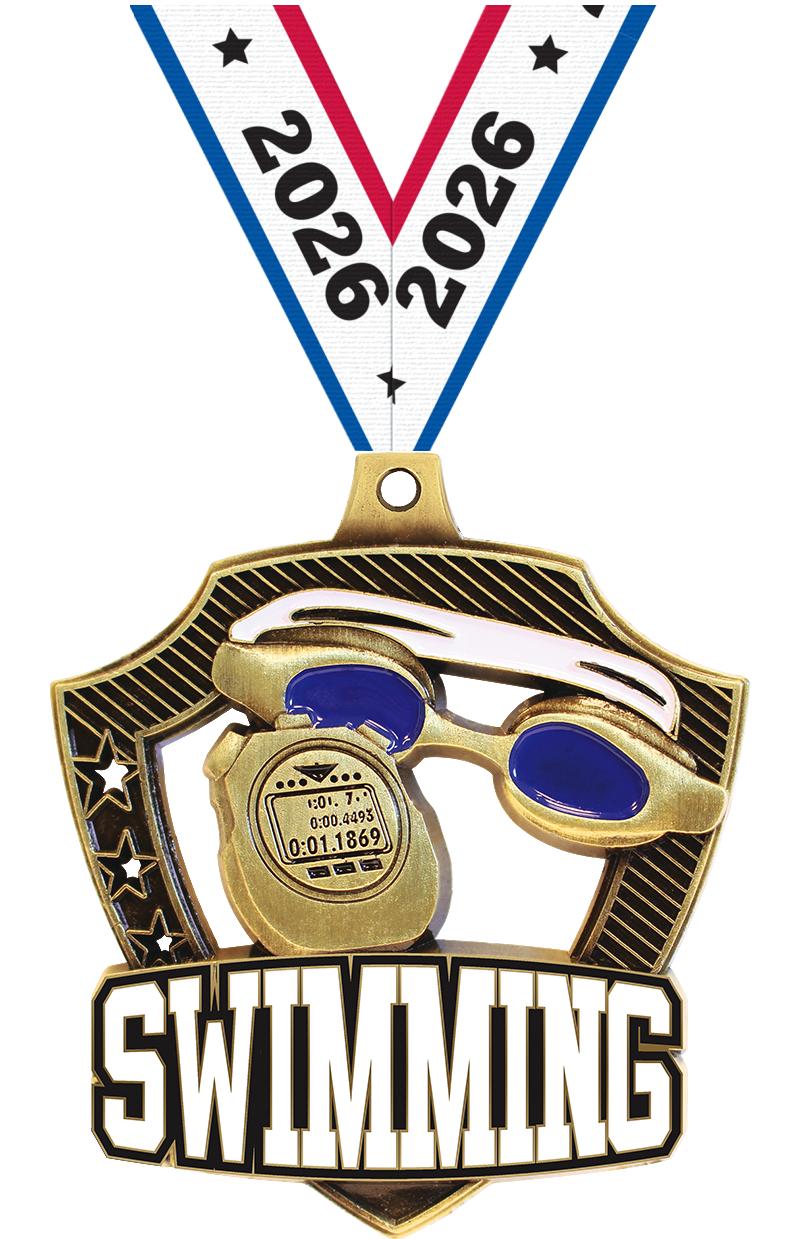 2.25" SHIELDZ SWIM GLD