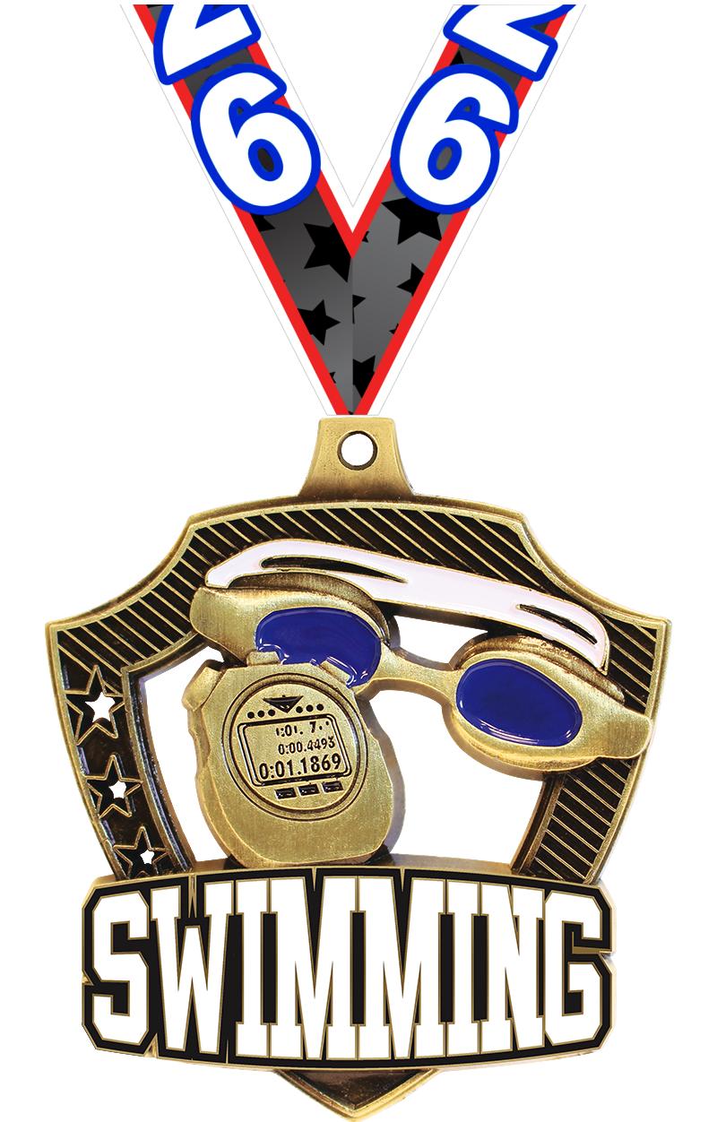 2.25" SHIELDZ SWIM GLD