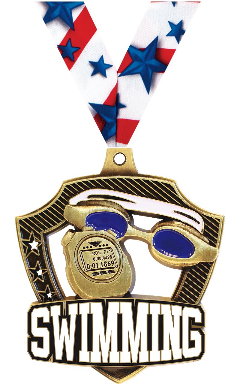 2.25" SHIELDZ SWIM GLD