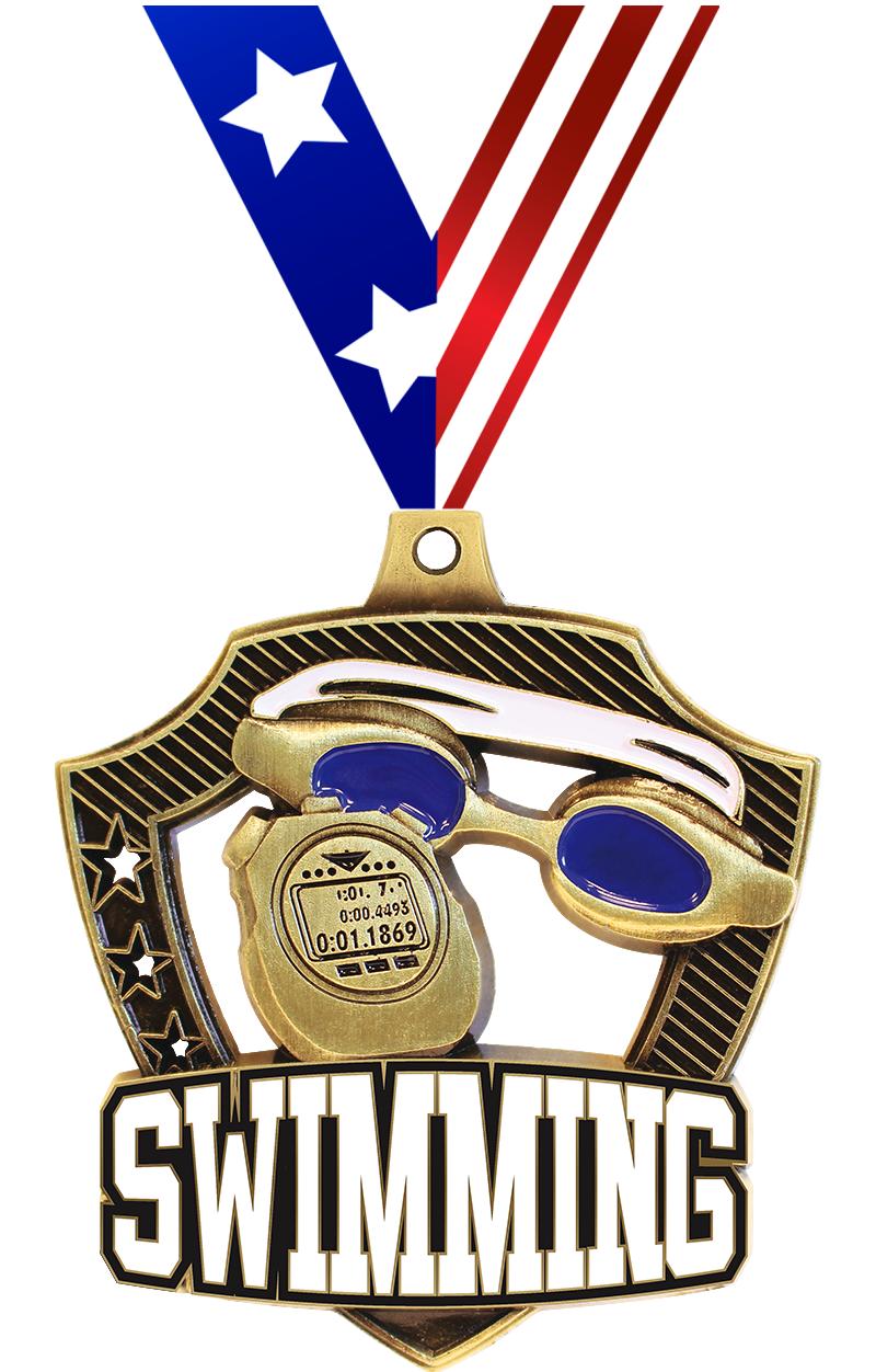 2.25" SHIELDZ SWIM GLD