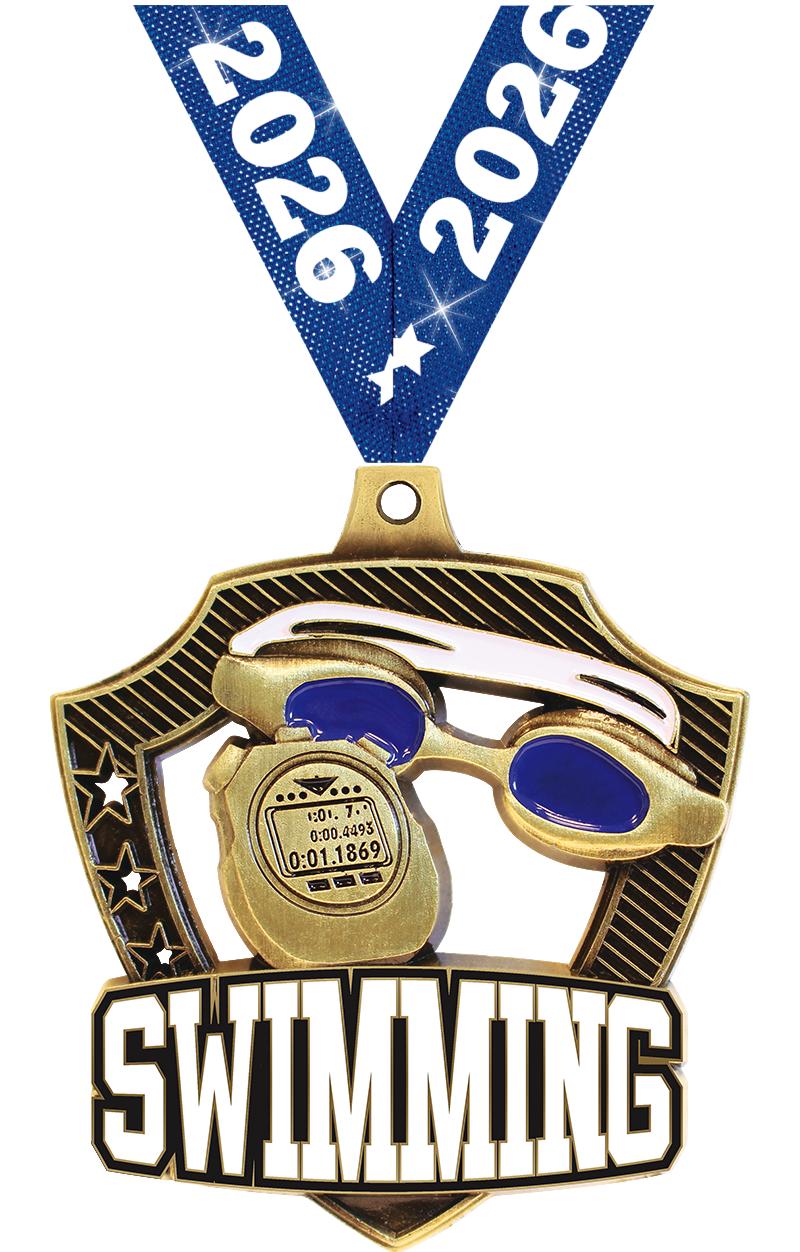 2.25" SHIELDZ SWIM GLD