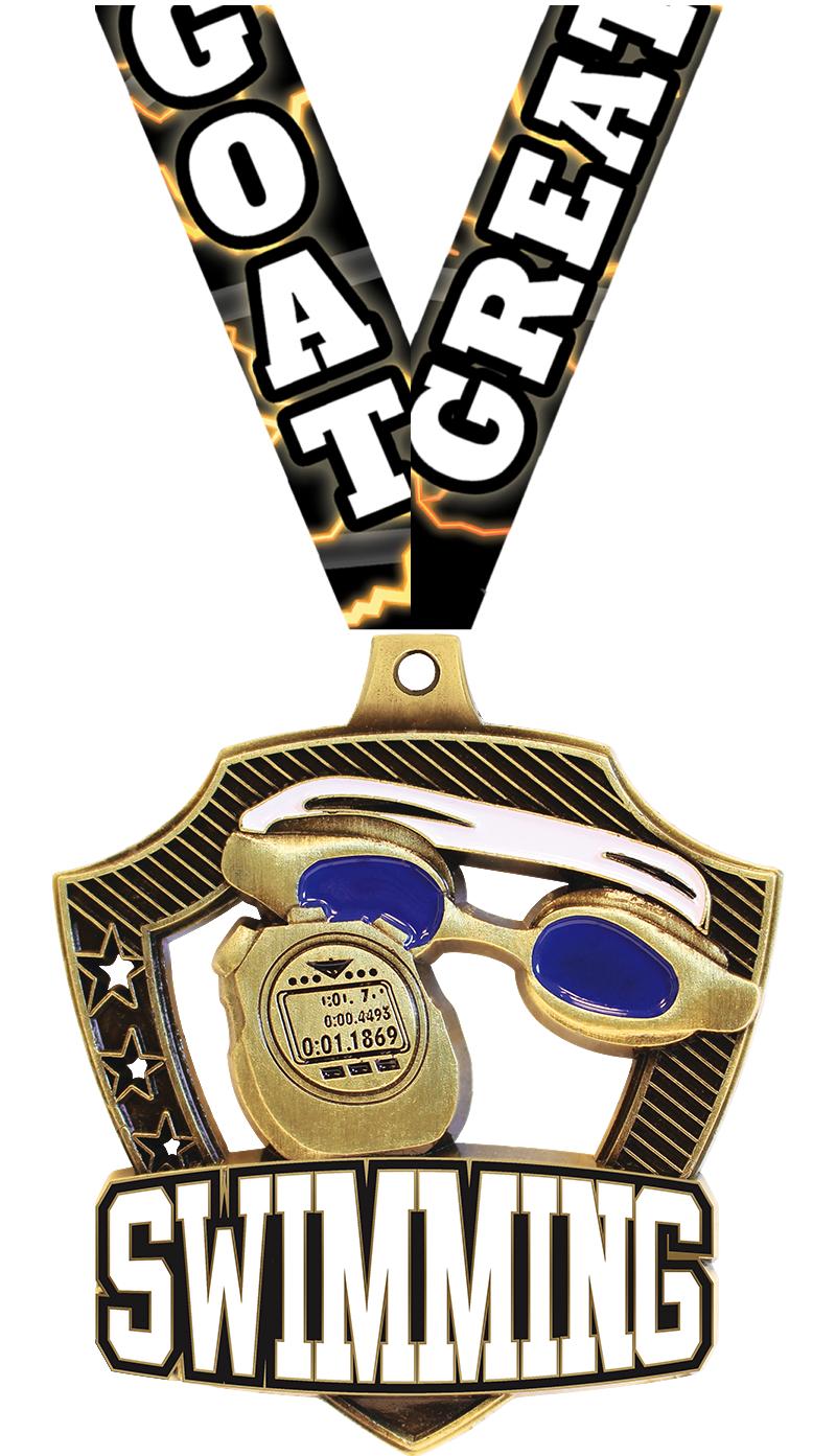 2.25" SHIELDZ SWIM GLD