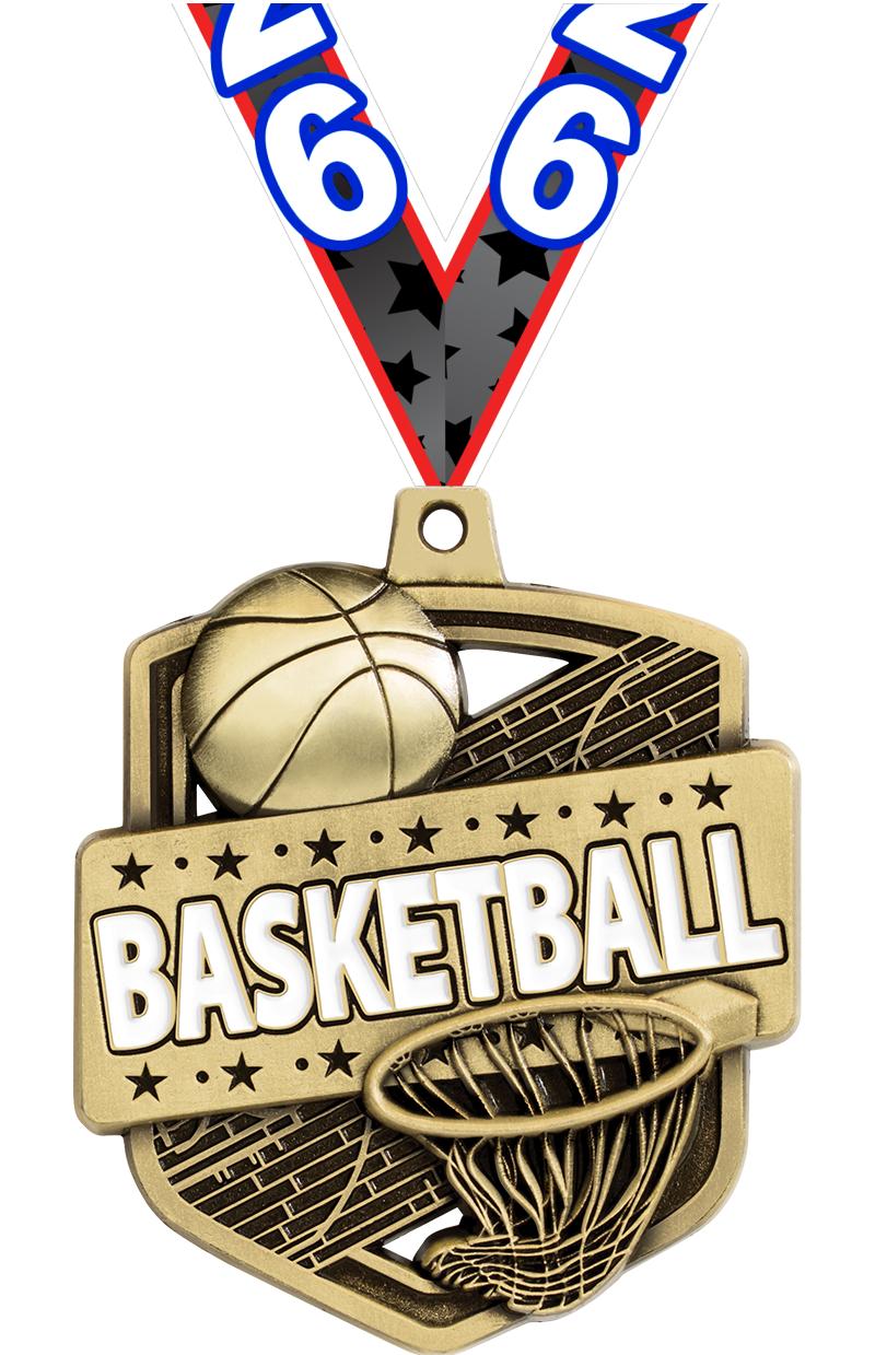 2.25"ADMIRAL BASKETBALL MDL GD