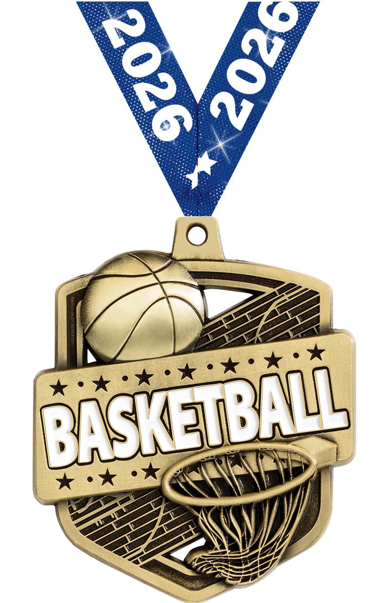 2.25"ADMIRAL BASKETBALL MDL GD