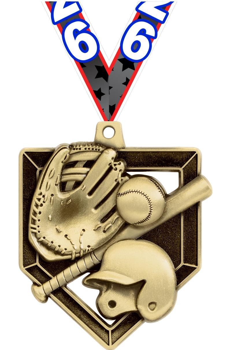 2.25" ADMIRAL BASEBALL MDL GD