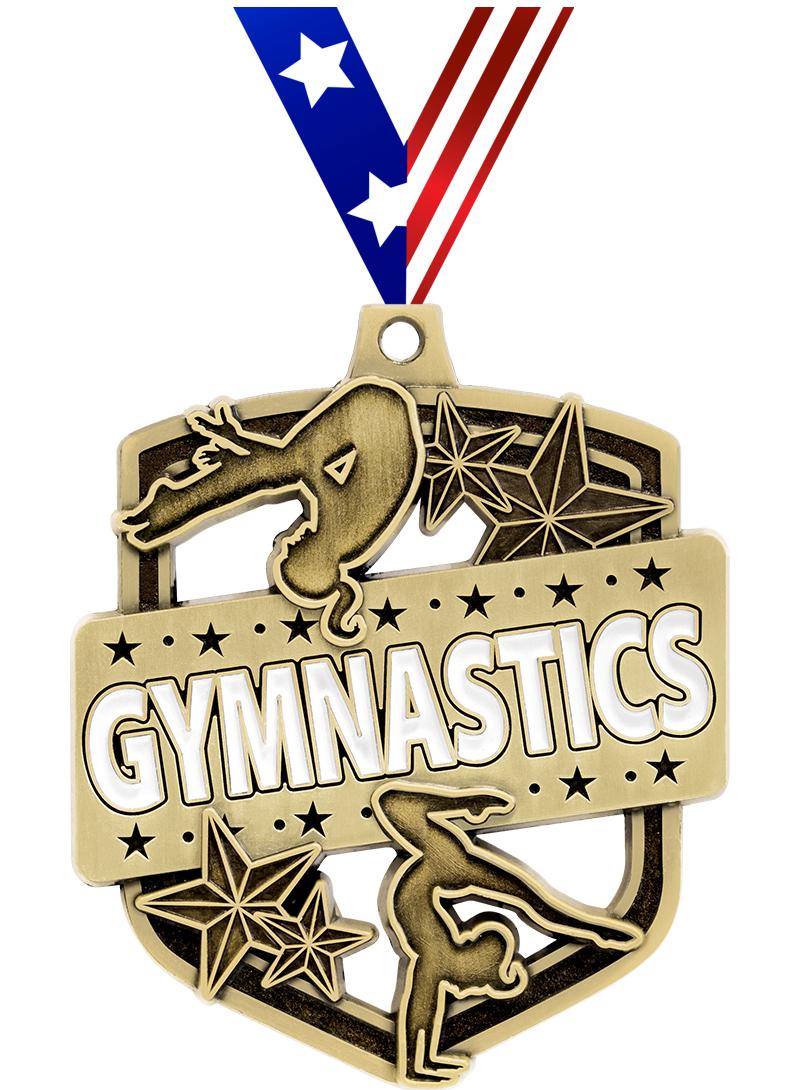 2.25"ADMIRAL GYMNASTICS MDL GD