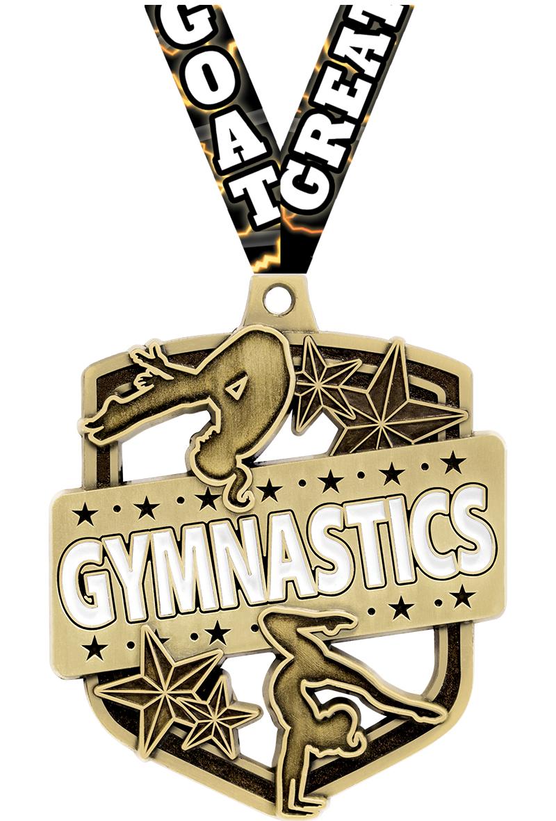 2.25"ADMIRAL GYMNASTICS MDL GD