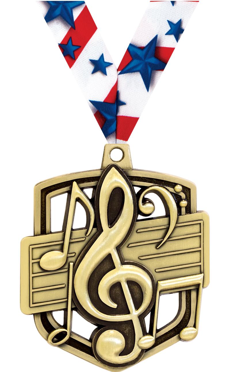 2.25" ADMIRAL MUSIC MDL GD