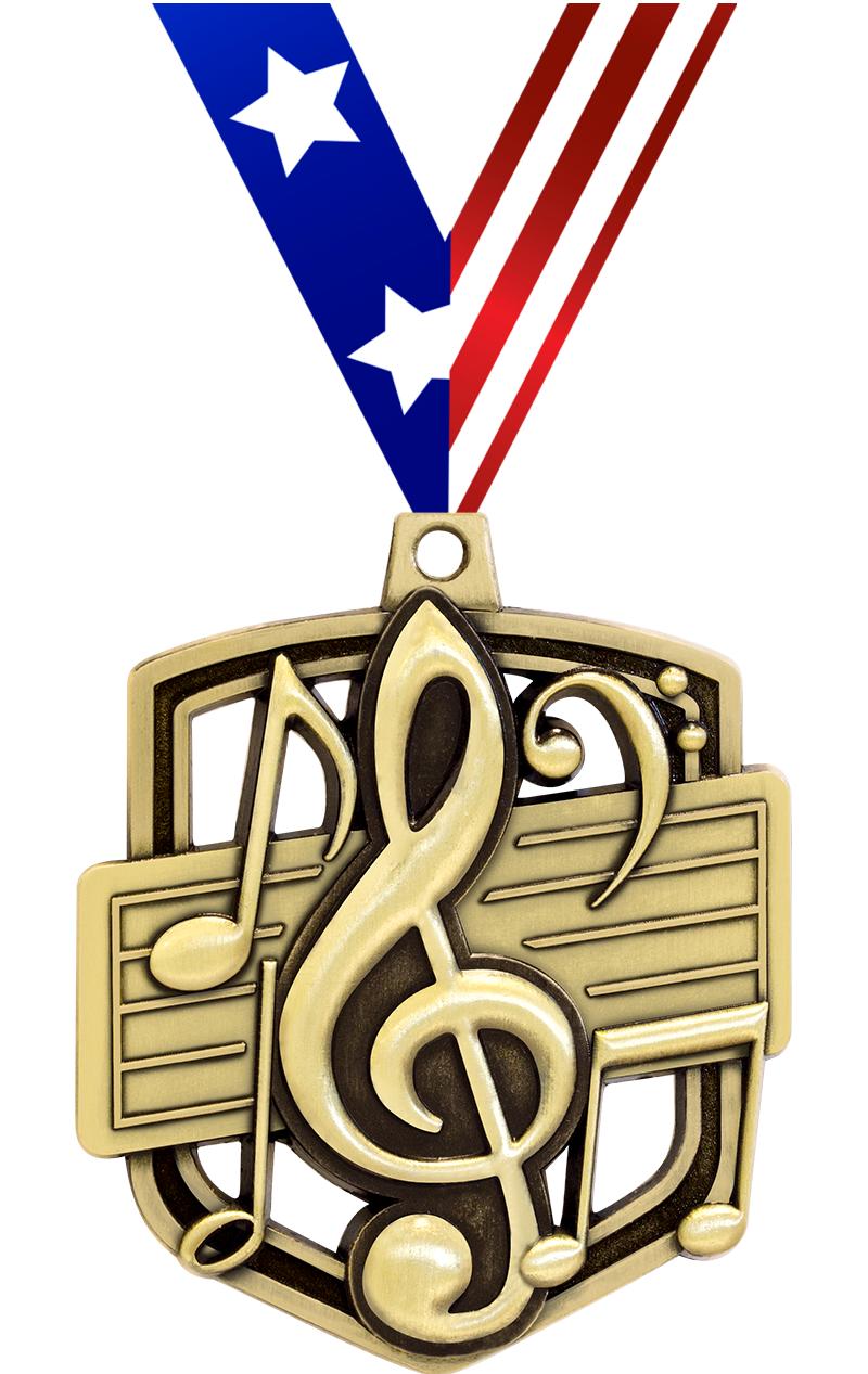 2.25" ADMIRAL MUSIC MDL GD