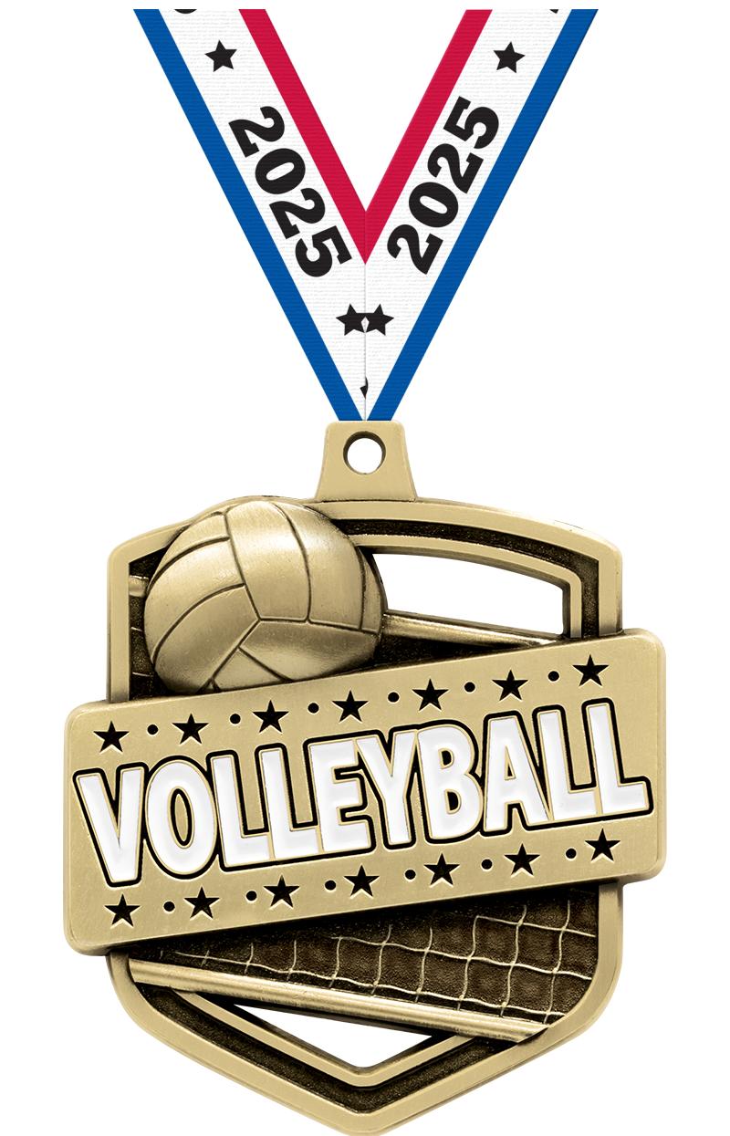 2.25"ADMIRAL VOLLEYBALL MDL GD