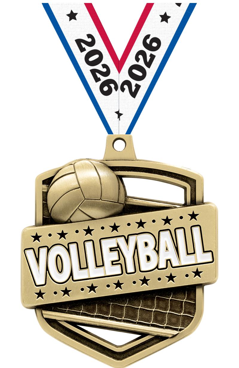 2.25"ADMIRAL VOLLEYBALL MDL GD