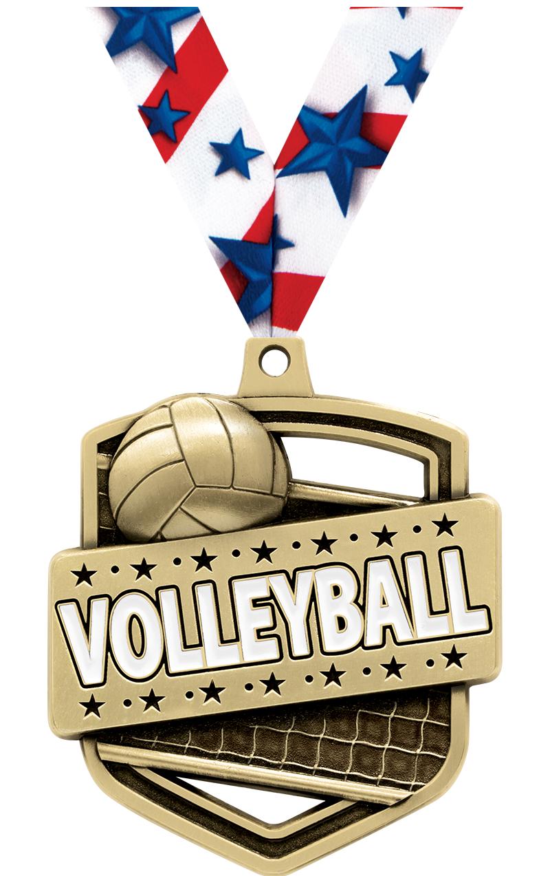 2.25"ADMIRAL VOLLEYBALL MDL GD