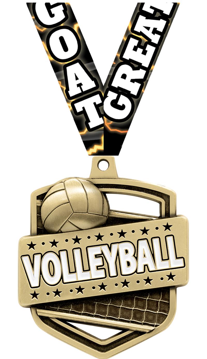 2.25"ADMIRAL VOLLEYBALL MDL GD