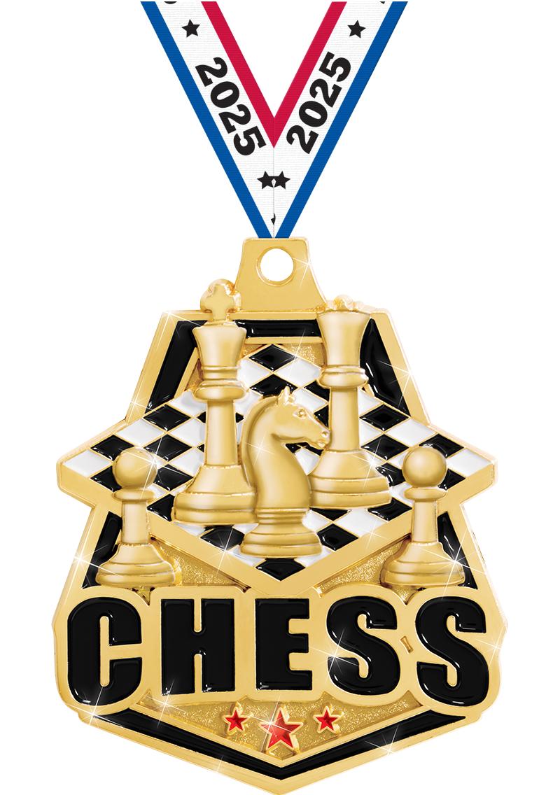 2"SHINY CAPTAIN CHESS MD GD