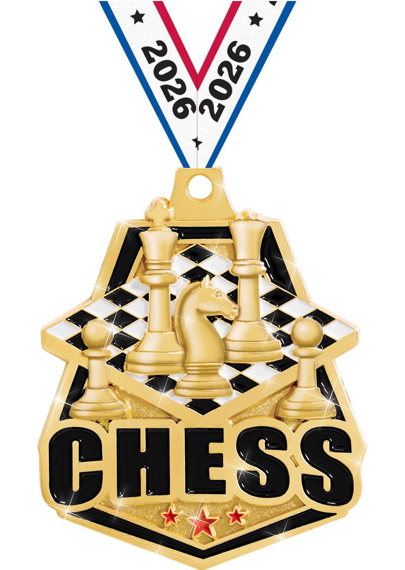 2"SHINY CAPTAIN CHESS MD GD