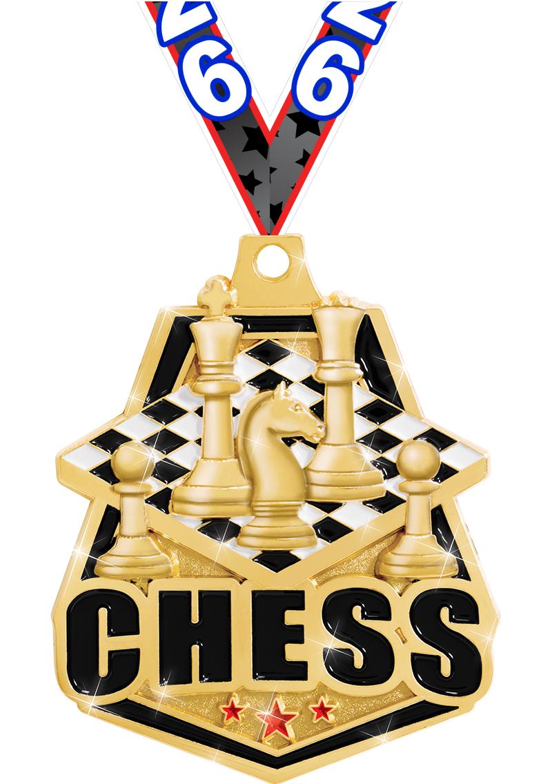 2"SHINY CAPTAIN CHESS MD GD