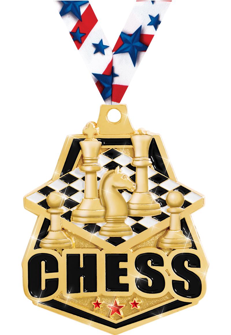 2"SHINY CAPTAIN CHESS MD GD