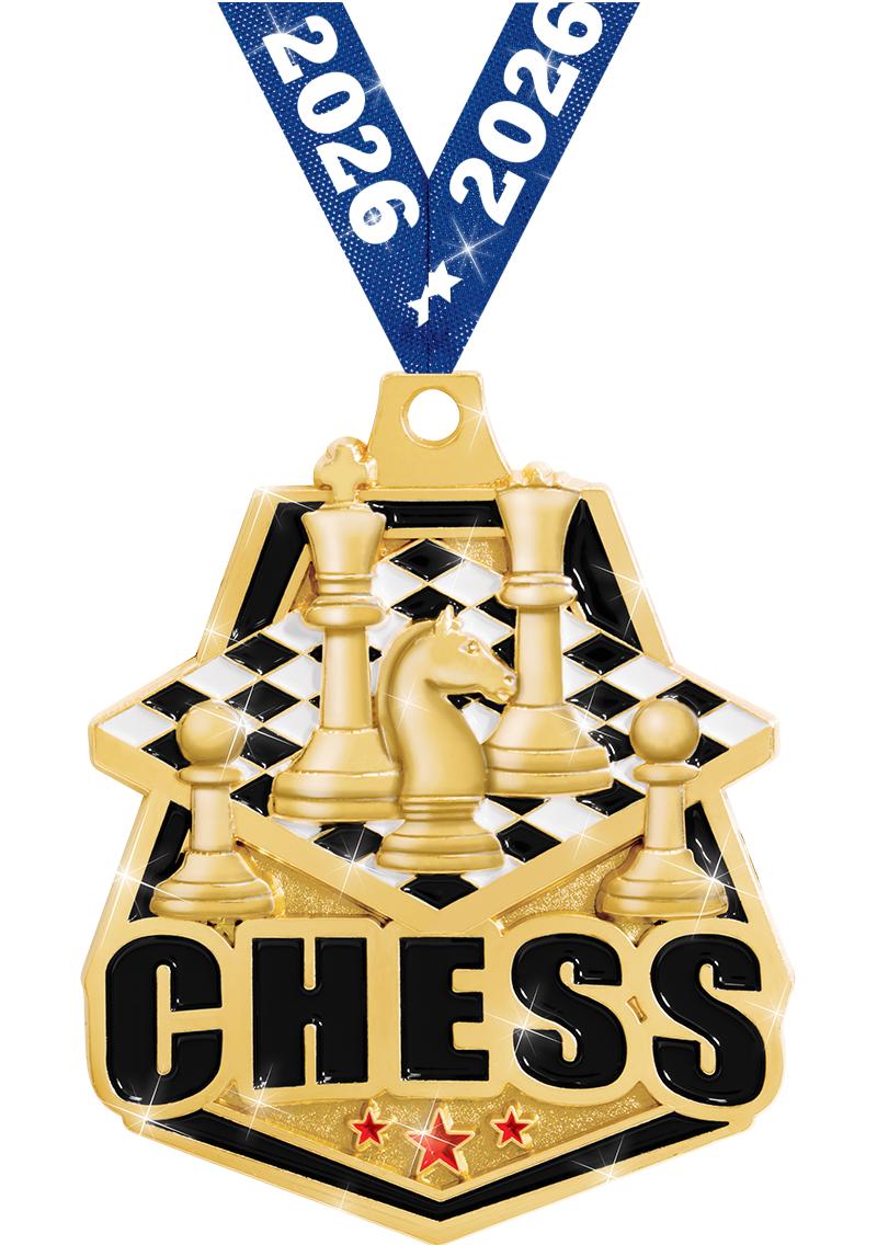 2"SHINY CAPTAIN CHESS MD GD