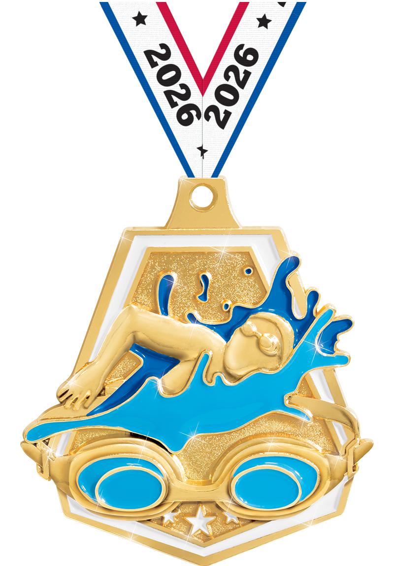 2"SHINY CAPTAIN SWIM MD GD