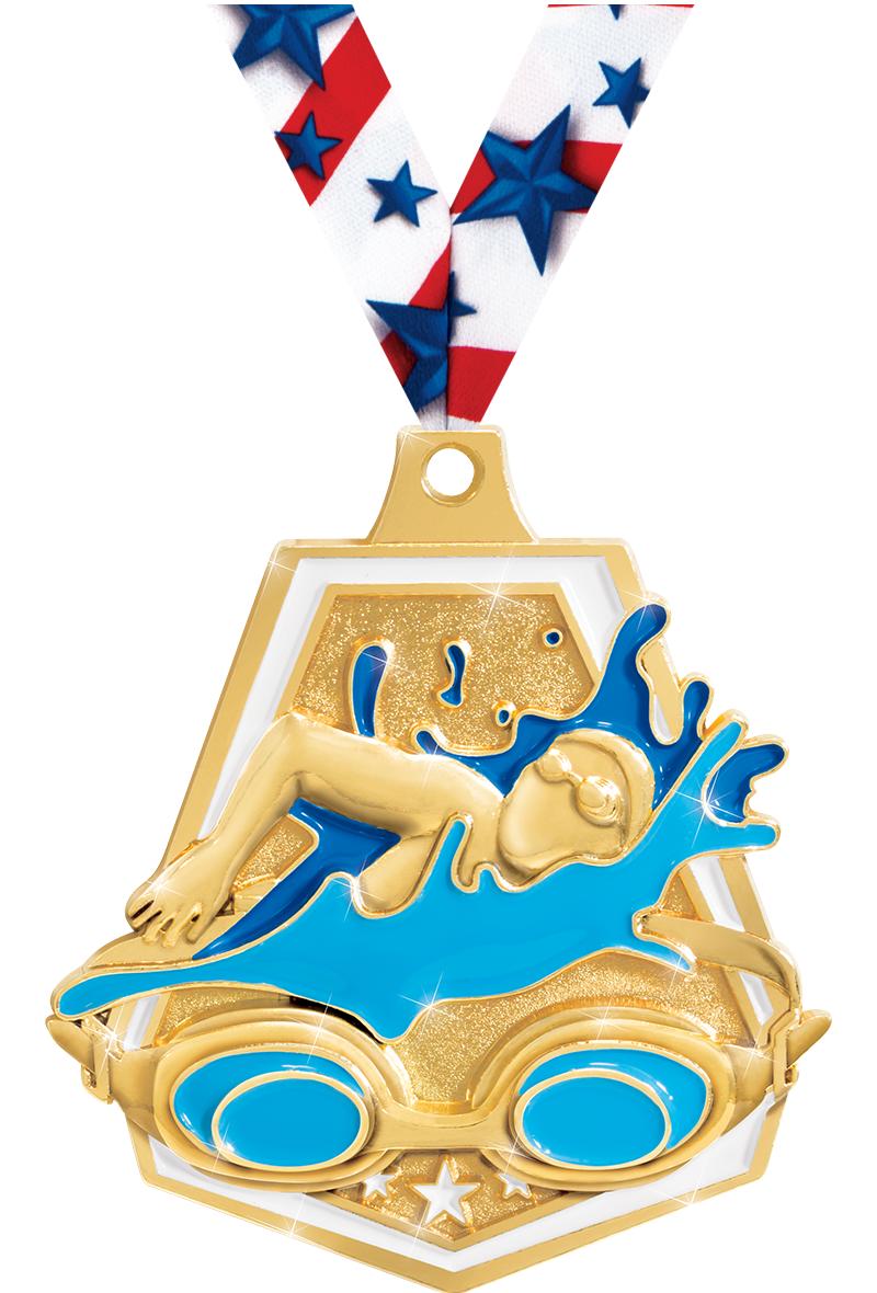 2"SHINY CAPTAIN SWIM MD GD