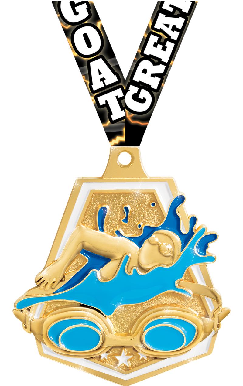 2"SHINY CAPTAIN SWIM MD GD