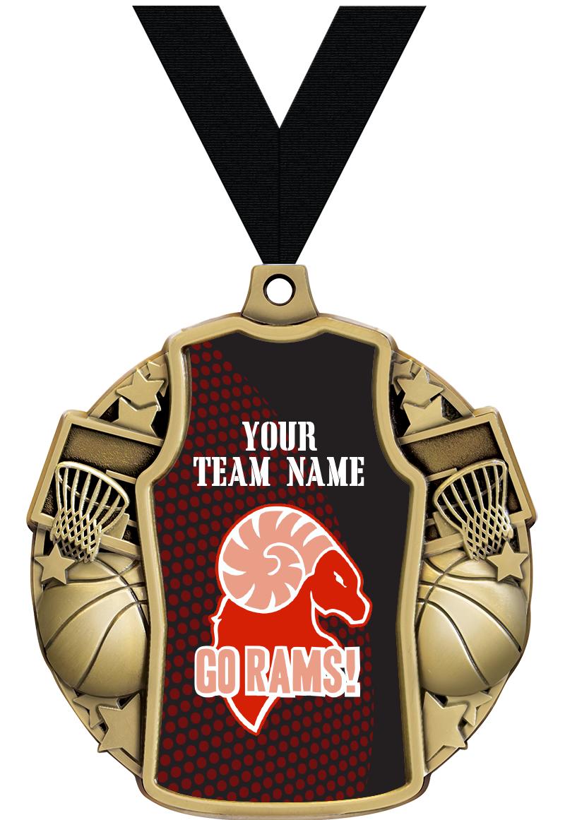 2.5" BASKETBALL JERSEY MDL GD