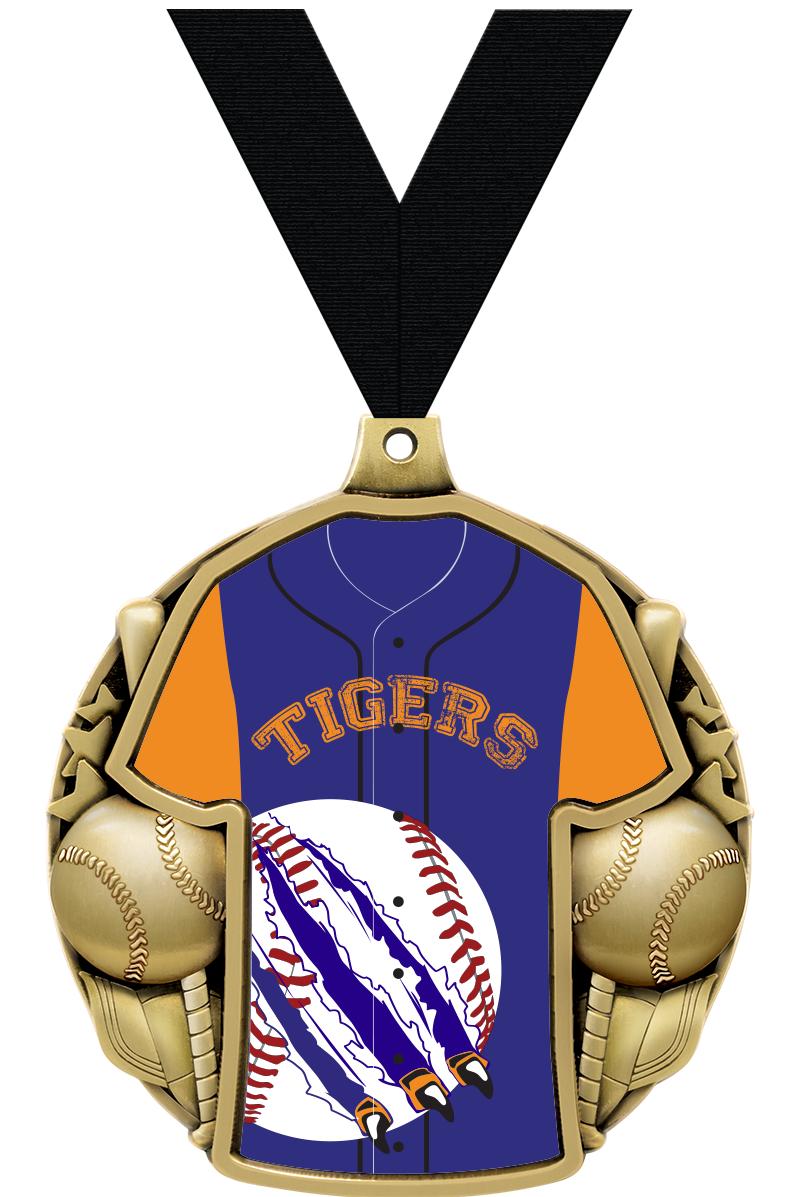 2.5" BASEBALL JERSEY MDL GOLD