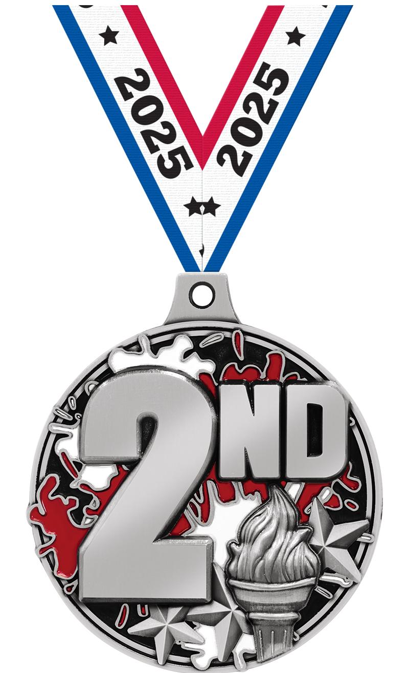 2" SPLASH 2ND PLACE MDL SILVER