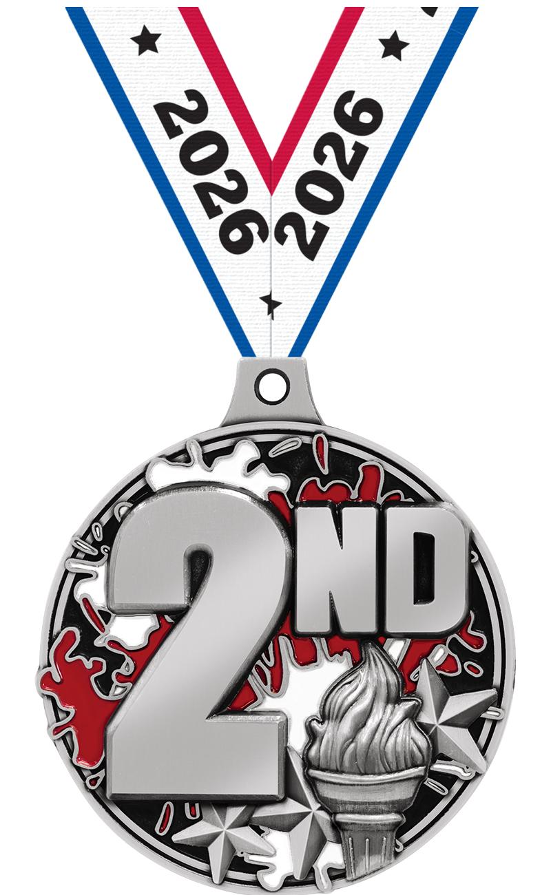 2" SPLASH 2ND PLACE MDL SILVER