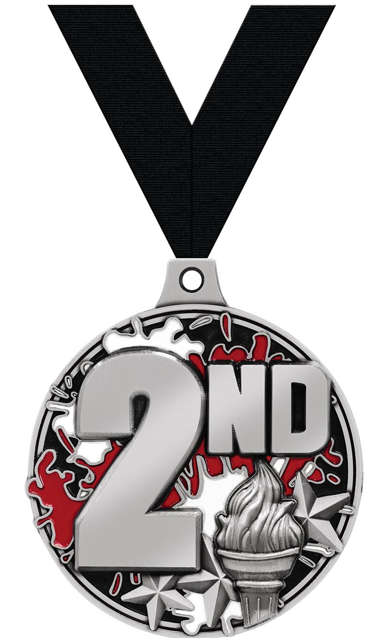 2" SPLASH 2ND PLACE MDL SILVER