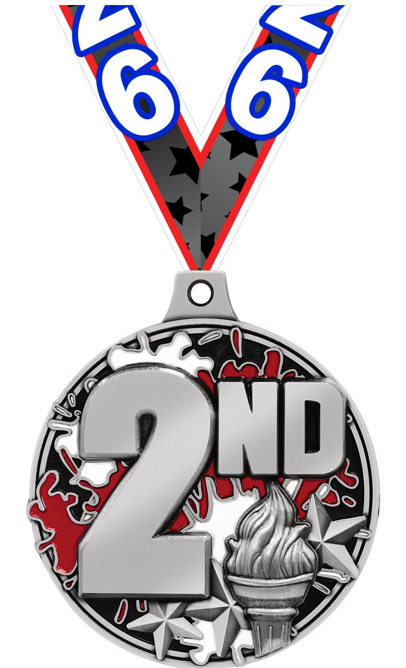 2" SPLASH 2ND PLACE MDL SILVER