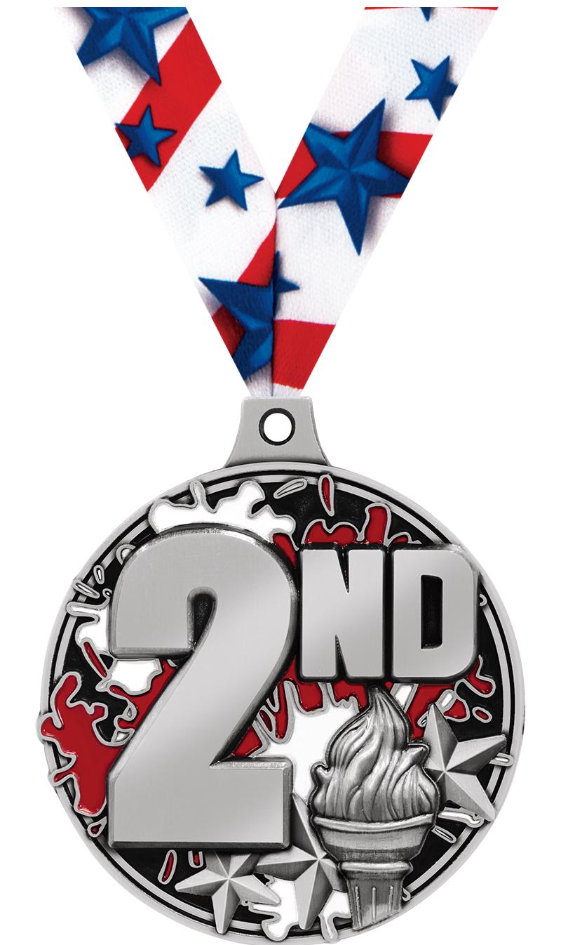 2" SPLASH 2ND PLACE MDL SILVER
